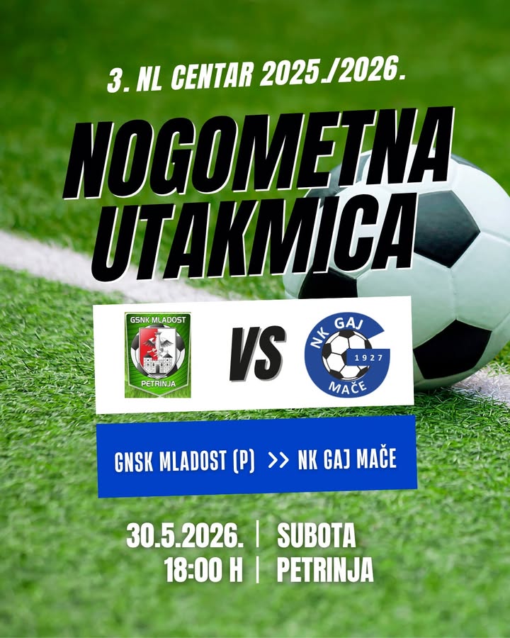 30. KOLO 3. NL CENTAR ⚽️